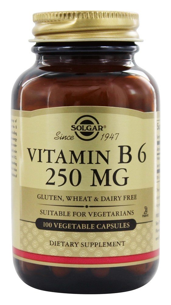 Vitamina B6 250 mg. - Cápsulas vegetarianas 100 Solgar