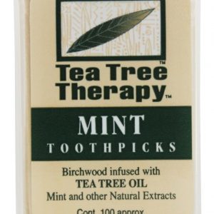 Comprar árvore de chá de palitos - 100 pick (s) tea tree therapy preço no brasil cuidados pessoais & beleza palitos de dente suplemento importado loja 11 online promoção -