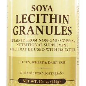 Comprar lecitina de soja granulada 95 - 16 oz. Solgar preço no brasil lecitina suplementos nutricionais suplemento importado loja 1 online promoção -