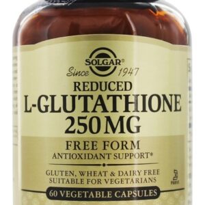 L-Glutationa Reduzida 250 mg. - Cápsulas vegetarianas 60 Solgar