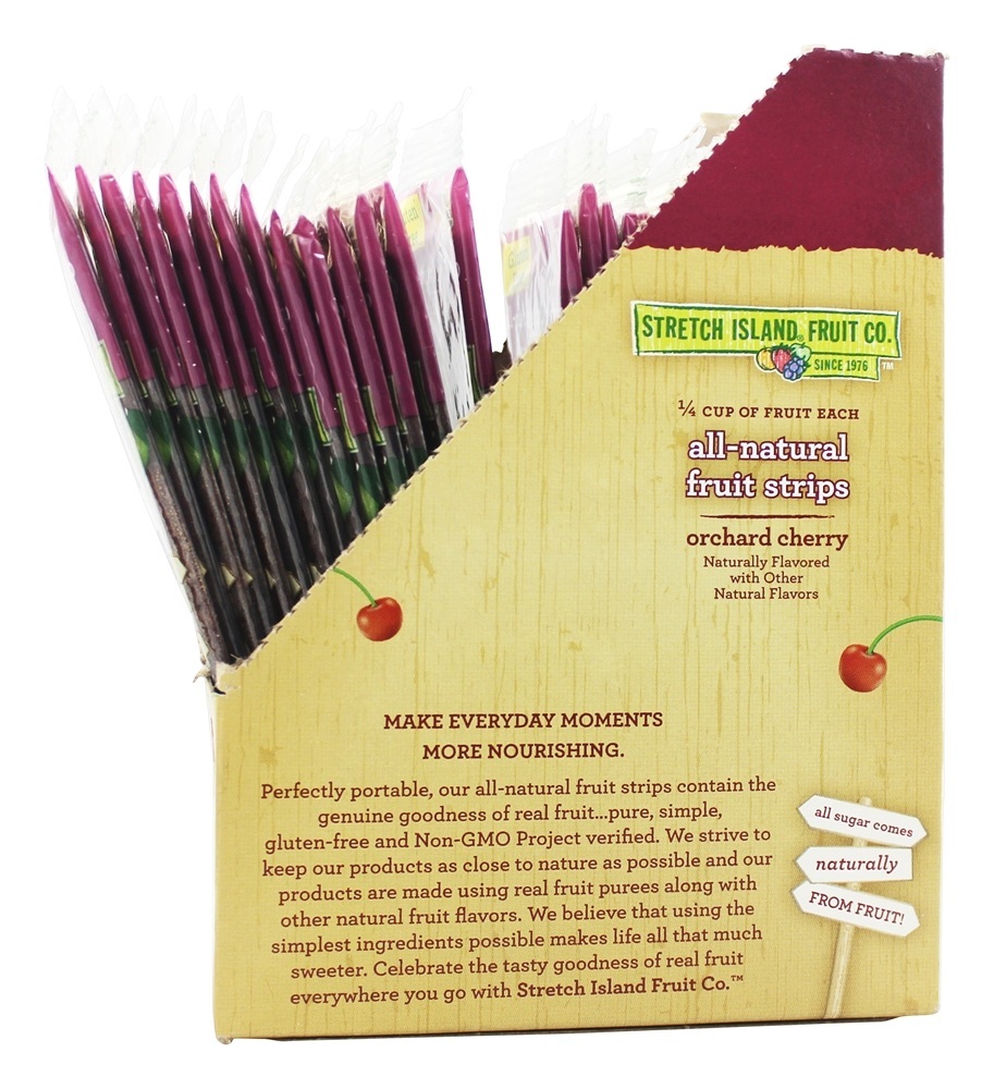 Cereja de pomar de frutas naturais - 0.5 oz. Stretch Island Fruit - Imagem 4