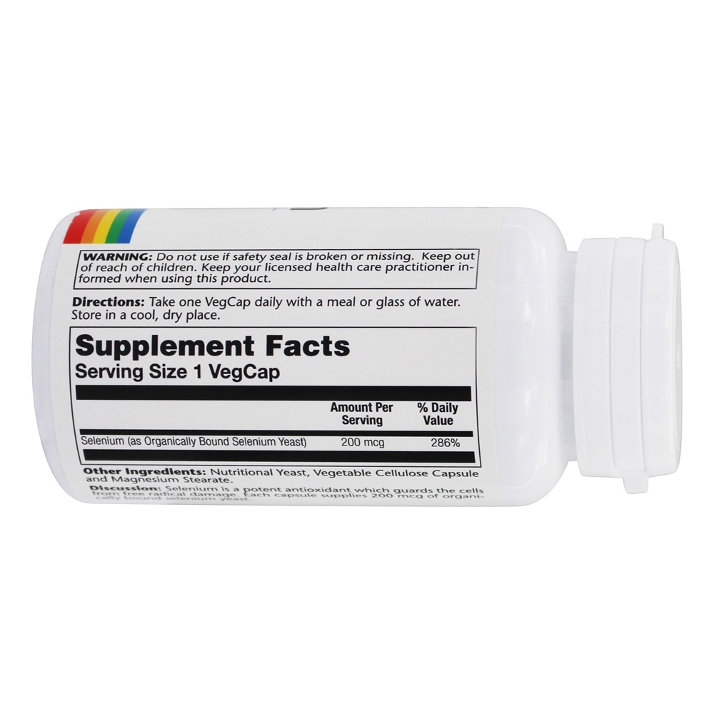 Selênio de Alta Potência 200 mcg. - Cápsulas 100 Solaray - Imagem 2