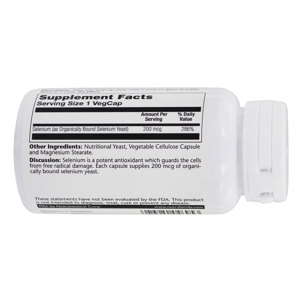 Selênio de Alta Potência 200 mcg. - Cápsulas 100 Solaray - Imagem 3