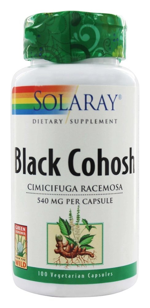 Black Cohosh 540 mg. - Cápsulas 100 Solaray