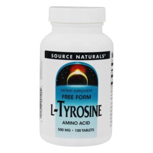 Comprar l-tirosina aminoácido de forma livre 500 mg. - 100 tablets source naturals preço no brasil aminoácidos suplementos tirosina suplemento importado loja 33 online promoção -