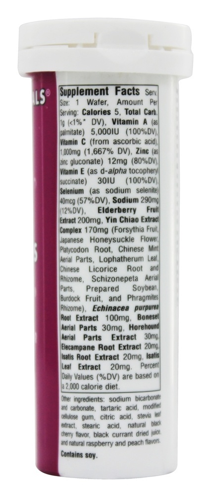 De bem-estar Assobio Natural Baga Sabor - 10 Bolachas Source Naturals - Imagem 2