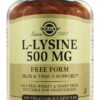 Comprar l-lisina forma livre 500 mg. - cápsulas vegetarianas 100 solgar preço no brasil sam-e suplementos nutricionais suplemento importado loja 9 online promoção -