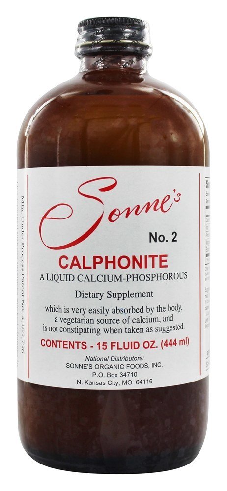 Suplemento de Cálcio Líquido Calfonita # 2 - 15 fl. oz. Sonne's