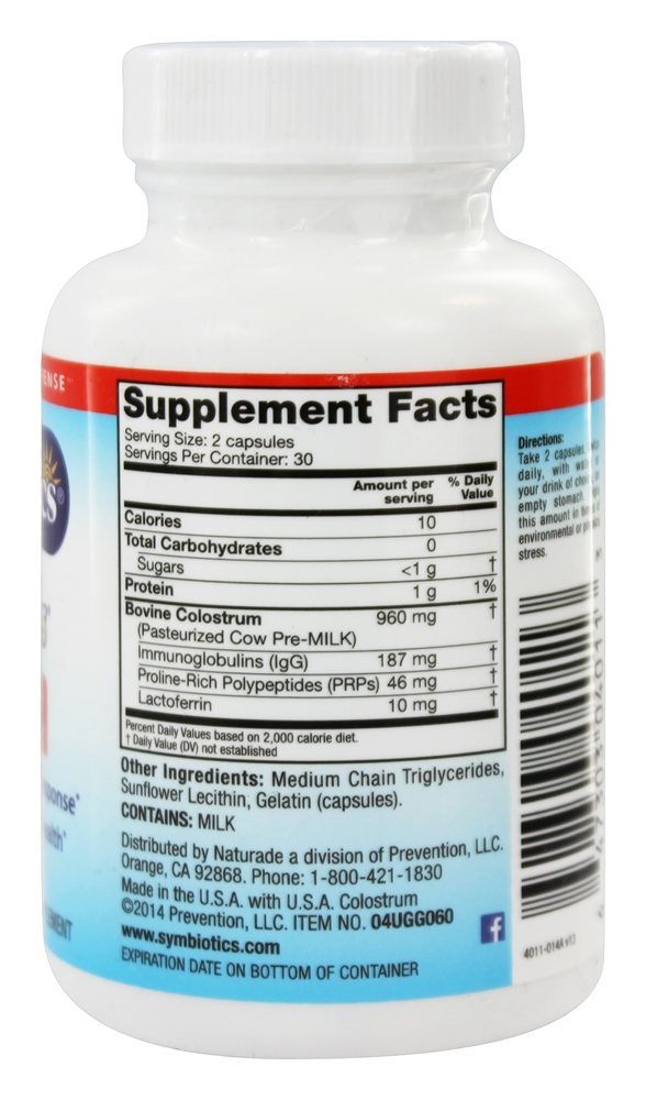 Colostro Plus - Cápsulas 60 Symbiotics - Imagem 2