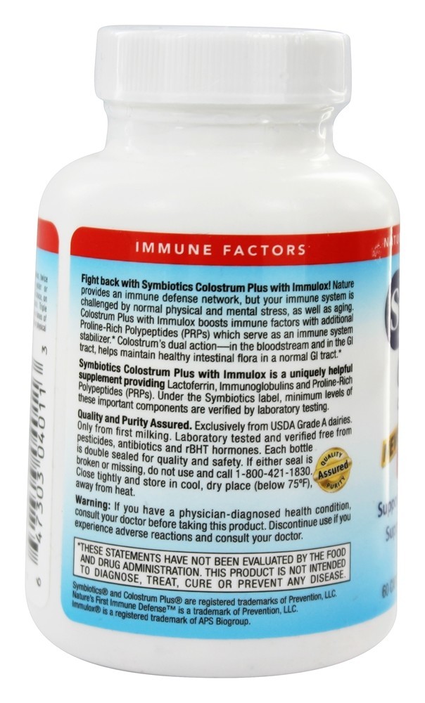 Colostro Plus - Cápsulas 60 Symbiotics - Imagem 4