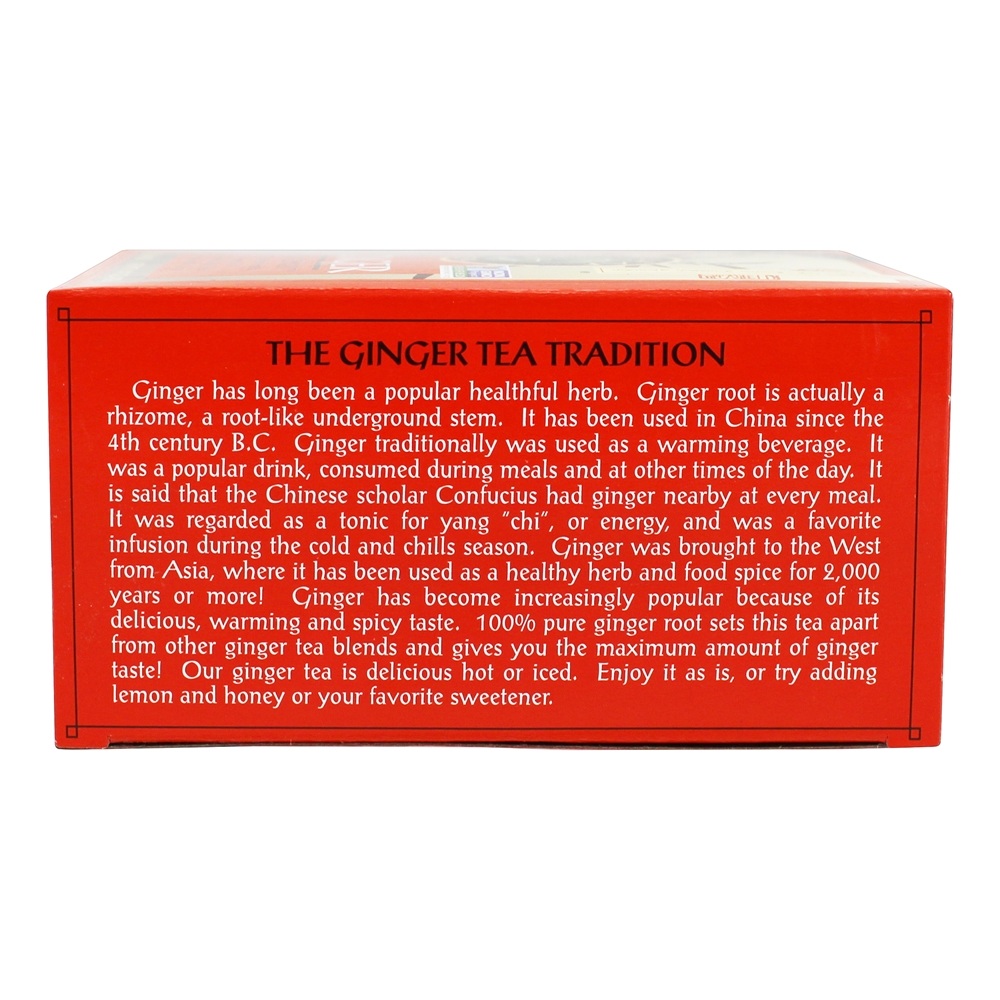 Chá de gengibre - 20 Saquinhos de Chá Triple Leaf Tea - Imagem 3
