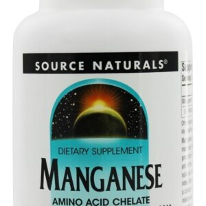 Quelato de aminoácidos de manganês 15 mg. - 250 Tablets Source Naturals