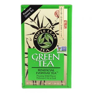 Comprar chá verde - 20 saquinhos de chá triple leaf tea preço no brasil chá preto chás e café suplemento importado loja 69 online promoção -
