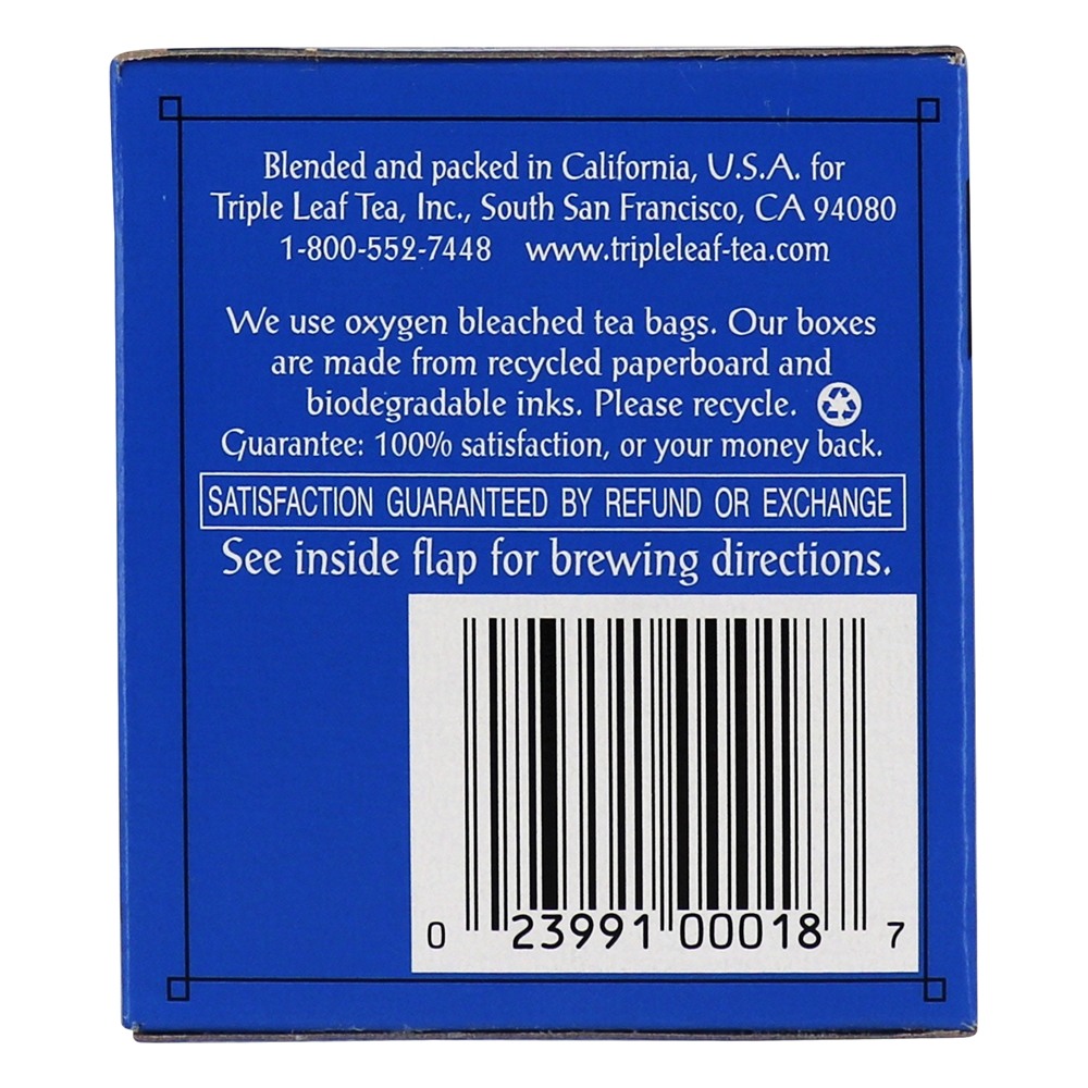 Chá Laxante de Ervas - 20 Saquinhos de Chá Triple Leaf Tea - Imagem 5