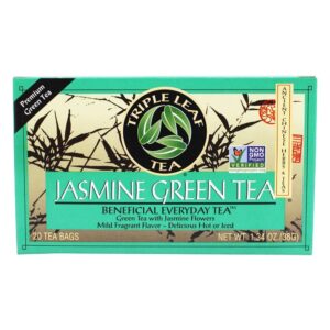 Comprar chá verde jasmine - 20 saquinhos de chá triple leaf tea preço no brasil chá de jasmim chás e café suplemento importado loja 1 online promoção -