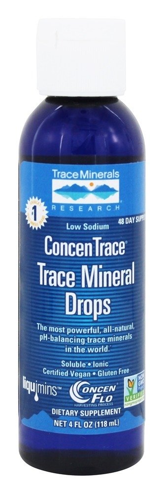 Concentrace Traçar Mineral Gotas - 4 fl. oz. Trace Minerals Research