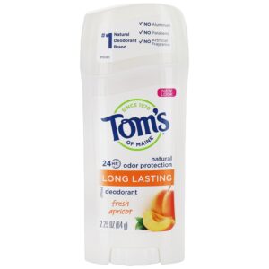 Comprar desodorante natural duradouro damasco fresco - 2. 25 oz. Tom's of maine preço no brasil cuidados pessoais & beleza desodorantes suplemento importado loja 67 online promoção -