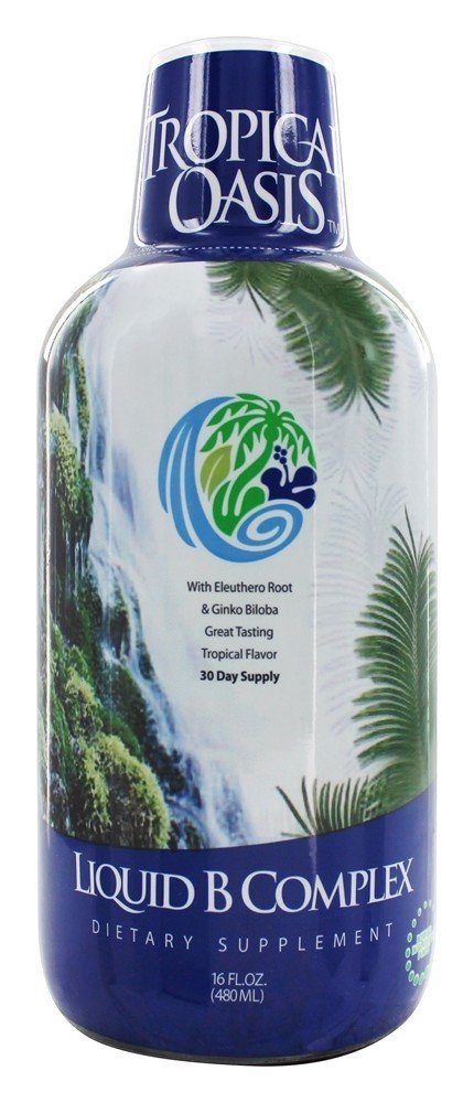 Complexo B Líquido - 16 fl. oz. Tropical Oasis