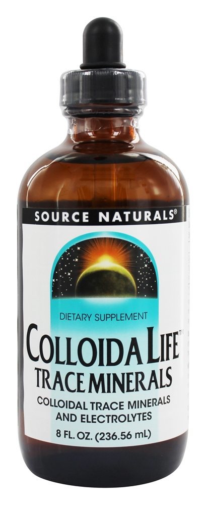 Colloida Vida Traçar Minerais - 8 fl. oz. Source Naturals