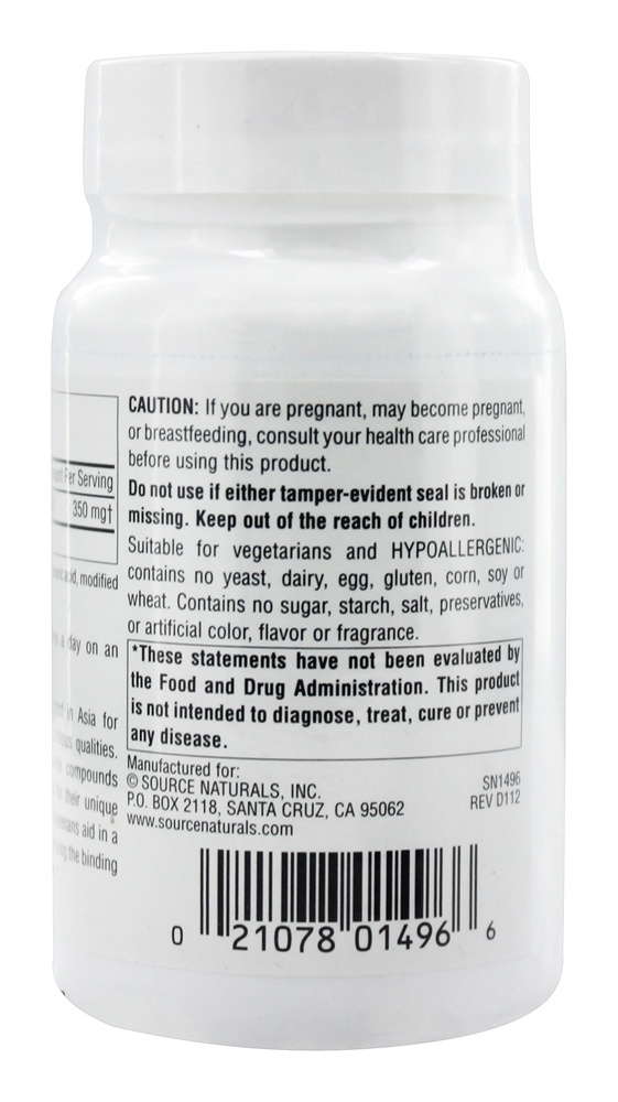 Algas Marinhas Vermelhas 350 mg. - 90 Tablets Source Naturals - Imagem 3