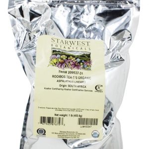 Comprar chá em massa c / s rooibos orgânicos - 1 lb. Starwest botanicals preço no brasil chás avulsos chás e café suplemento importado loja 11 online promoção - 7 de agosto de 2022