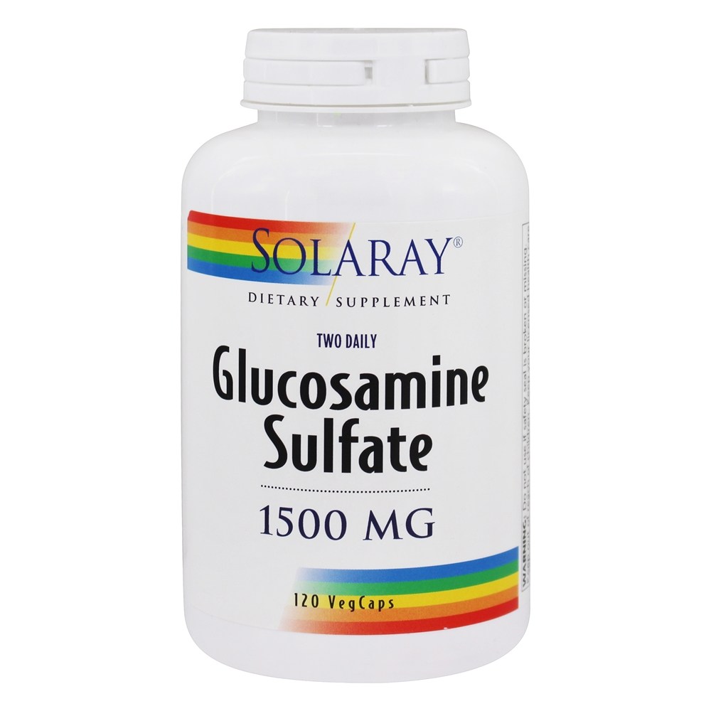 Sulfato de Glucosamina 2 Por Dia 1500 mg. - Cápsulas 120 Solaray
