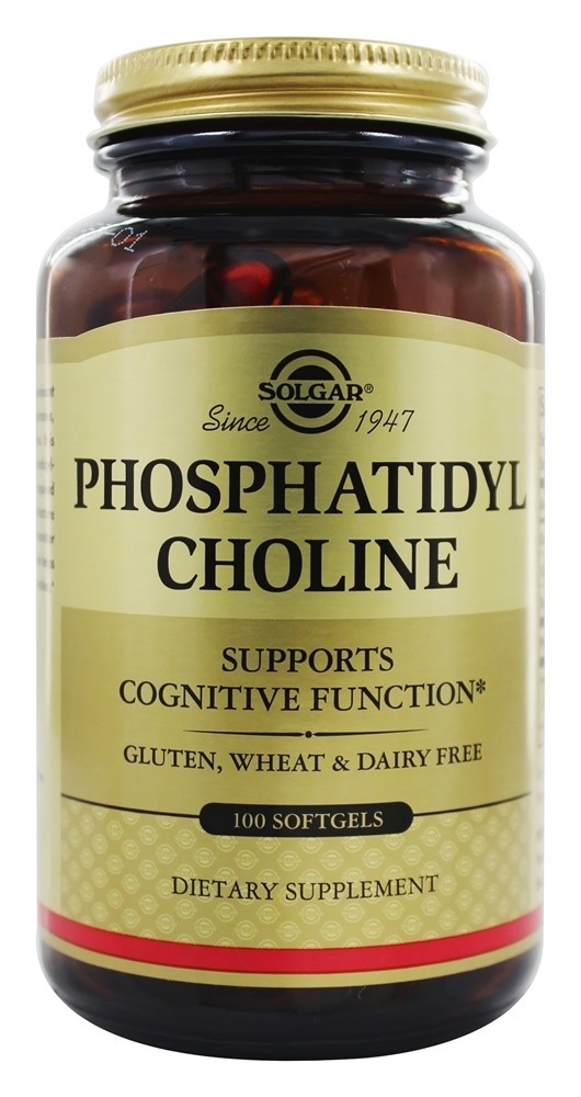 Complexo Fosfatidil Colina - 100 Softgels Solgar