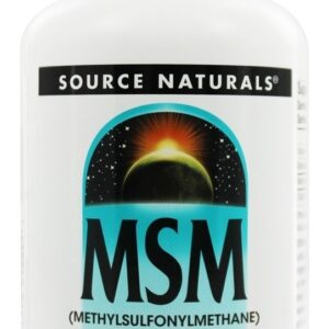 MSM Metilsulfonilmetano 1000 mg. - 120 Tablets Source Naturals
