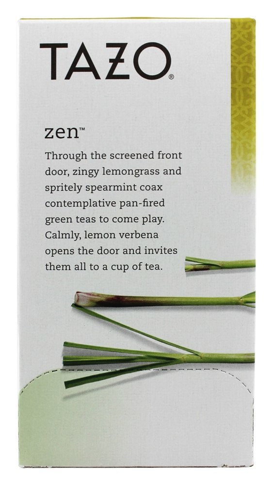 Chá Verde Zen - 20 Saquinhos de Chá Tazo - Imagem 4