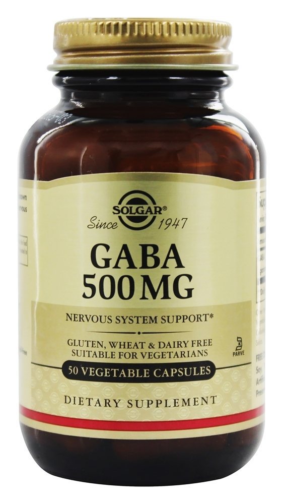 GABA 500 mg. - Cápsulas vegetarianas 50 Solgar