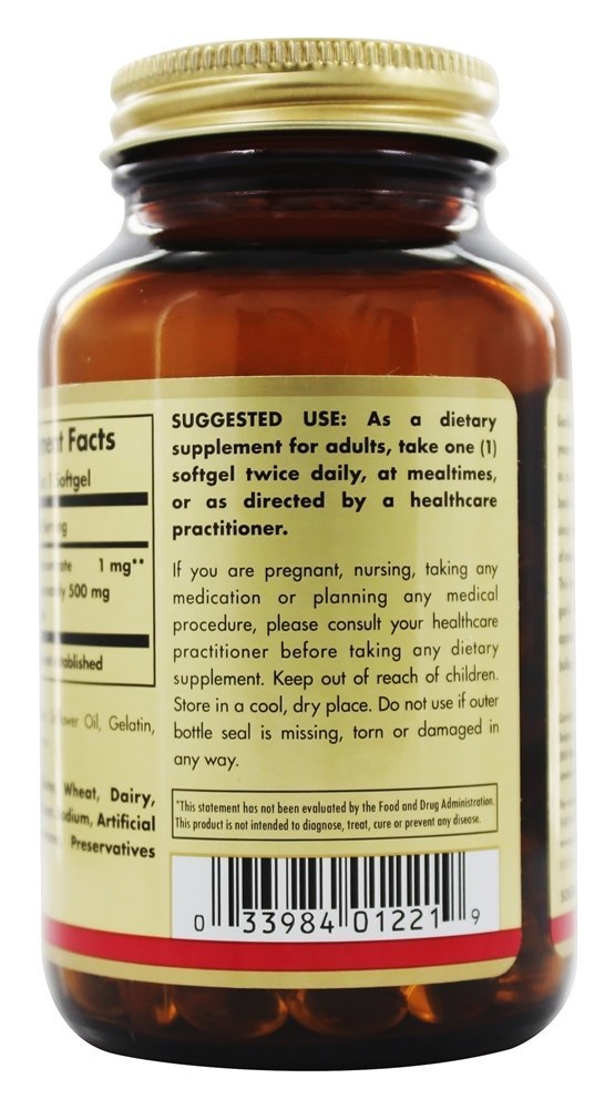 Óleo de alho Perles 1 mg. - 250 Softgels Solgar - Imagem 3