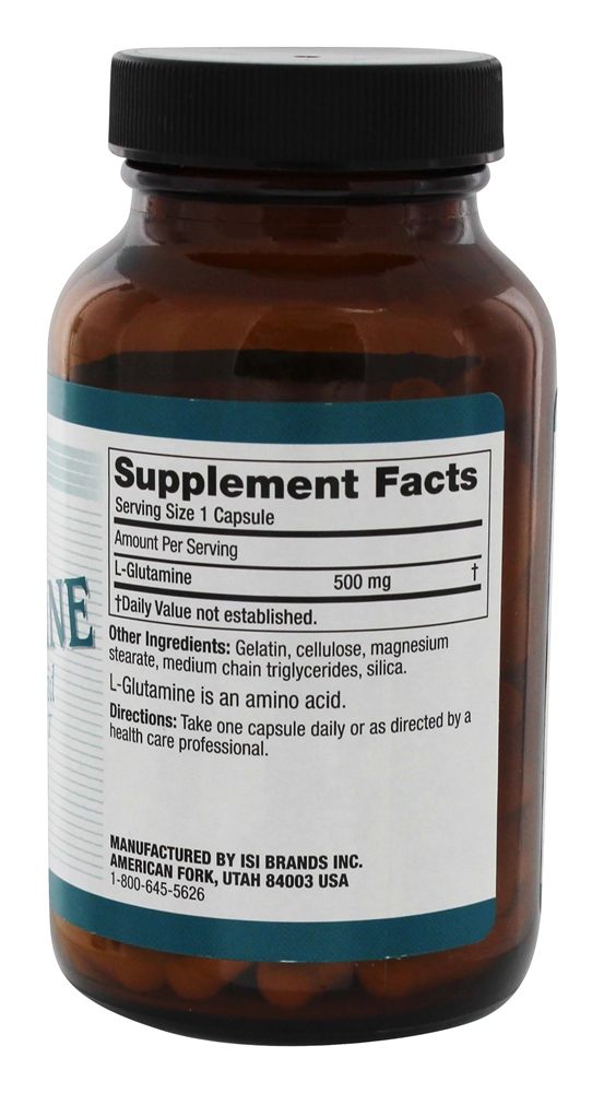 L-Glutamina Livre de Aminoácidos 500 mg. - Cápsulas 100 Twinlab - Imagem 2