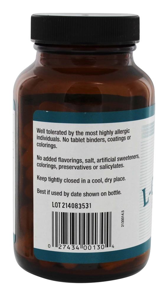 L-Glutamina Livre de Aminoácidos 500 mg. - Cápsulas 100 Twinlab - Imagem 3