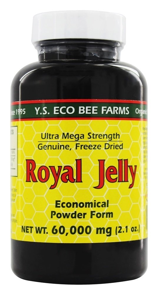 Geléia Real Pure Em Pó 60000 mg. - 2 oz. YS Organic Bee Farms