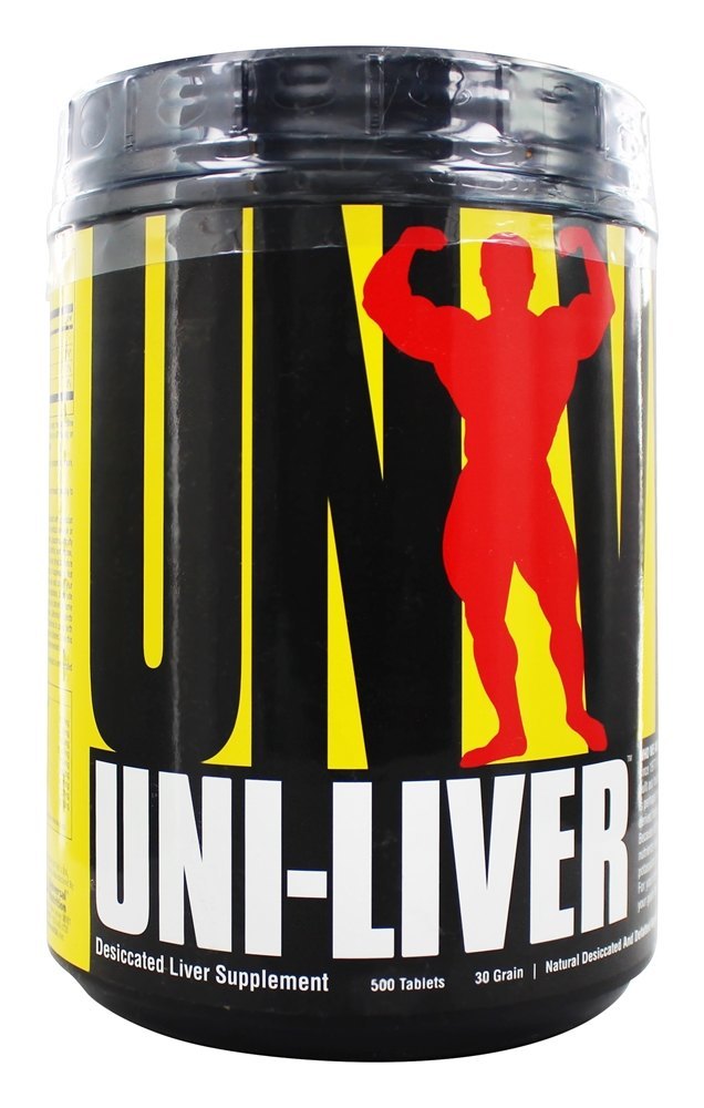 Suplemento ao Fígado Seco Uni-Fígado - 500 Tablets Universal Nutrition