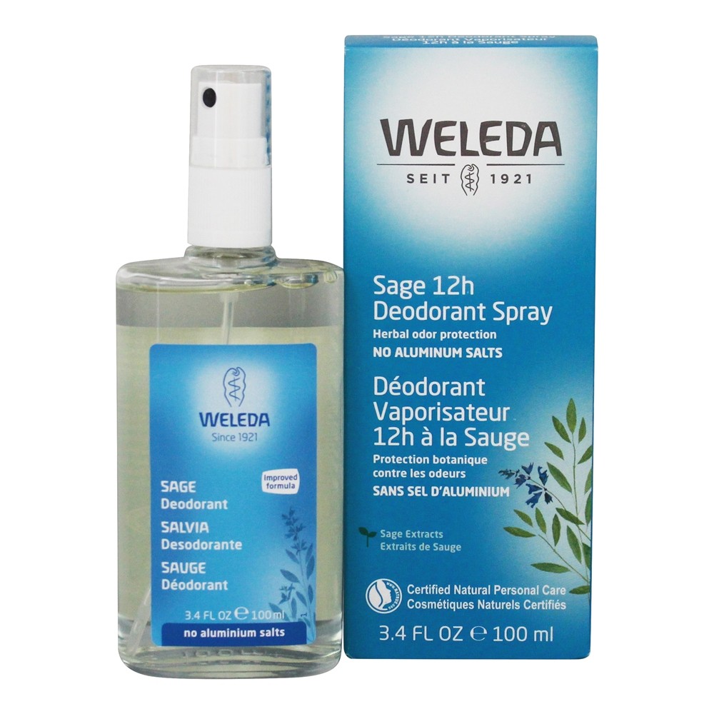 12h Desodorante Spray Sage Extracts - 3.4 fl. oz. Weleda
