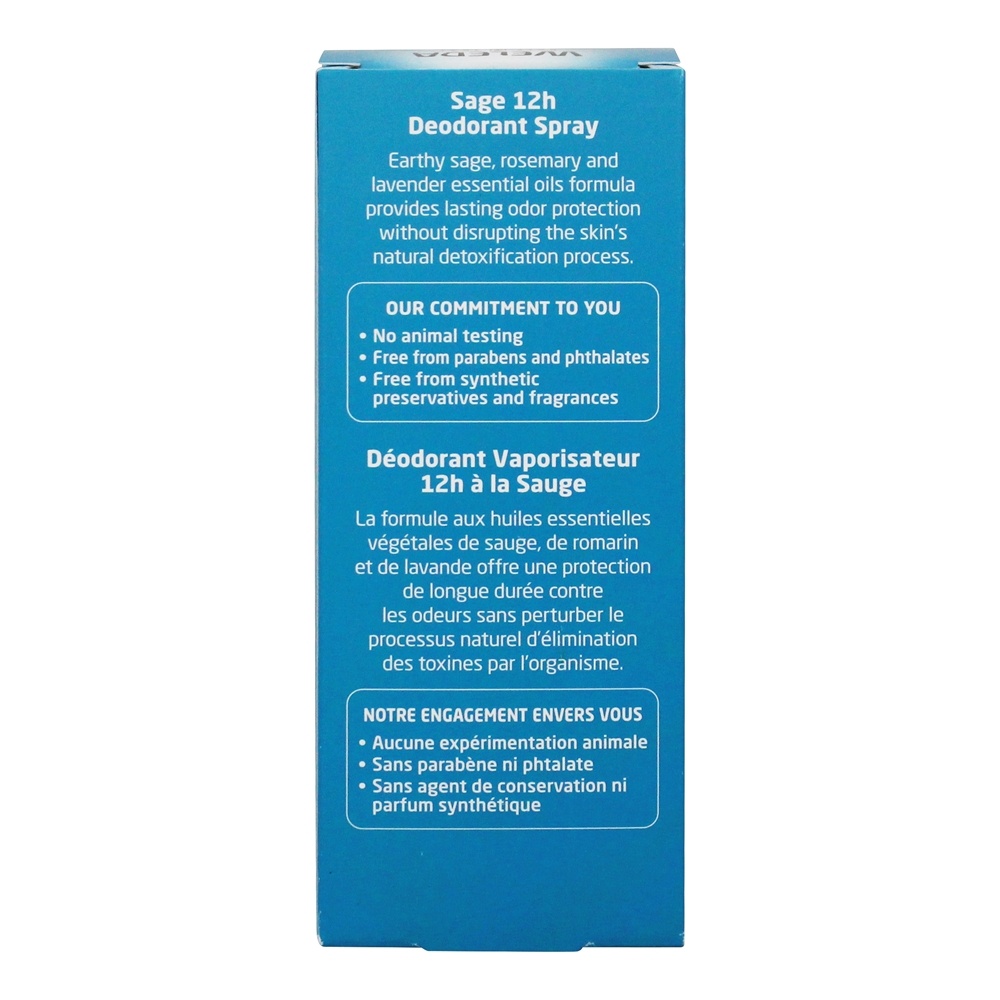 12h Desodorante Spray Sage Extracts - 3.4 fl. oz. Weleda - Imagem 4