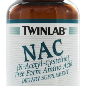 NAC N-Acetil-Cisteína Aminoácido de Forma Livre 600 mg. - Cápsulas 60 Twinlab