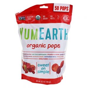 Comprar pops orgânicos sabores variados - 50 pirulito (s) yumearth preço no brasil alimentos & lanches doces suplemento importado loja 177 online promoção -