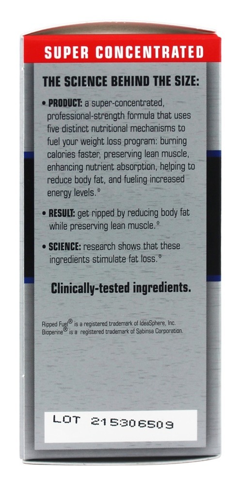 Acelerador Metabólico Ripped Fuel 5X - 40 Tablets Twinlab - Imagem 4