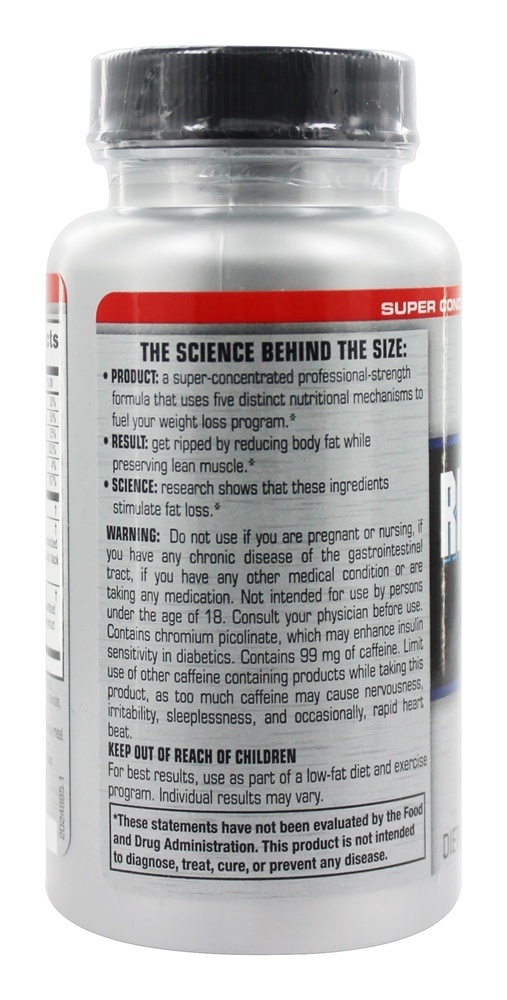 Acelerador Metabólico Ripped Fuel 5X - 40 Tablets Twinlab - Imagem 8