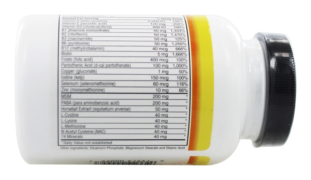 Great Hair Com Biotina - 120 Tablets Vitol - Imagem 2