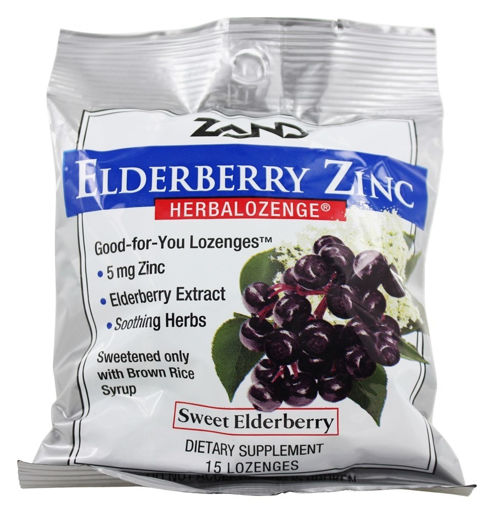 Sabonete de Erva-Sabugueiro Herbalozenge Sabonete de Zinco Preto 5 mg. - 15 Pastilhas Zand