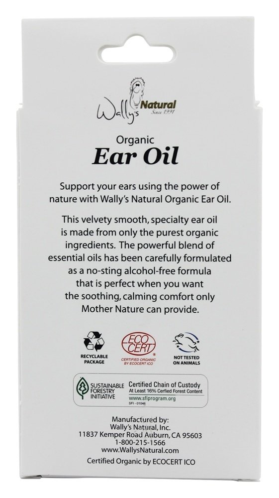 Óleo Orelha Orgânico - 1 fl. oz. Wally's Natural Products - Imagem 3