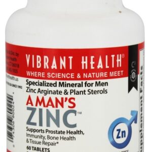 Comprar zinco de um homem - 60 tablets vibrant health preço no brasil vitaminas e minerais zinco suplemento importado loja 255 online promoção -