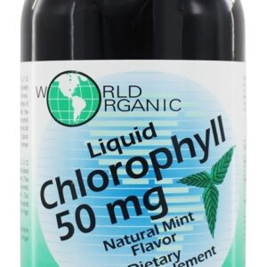 Comprar hortelã líquida de clorofila 50 mg. - 16 fl. Oz. World organic preço no brasil clorofila suplementos nutricionais suplemento importado loja 101 online promoção -