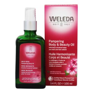 Comprar pampering body & beauty oil extratos de rosa selvagem - 3. 4 fl. Oz. Weleda preço no brasil cuidados pessoais & beleza óleos corporais suplemento importado loja 65 online promoção -