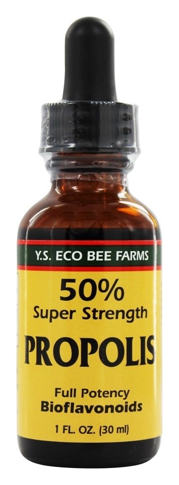 50 % de tintura de própolis de super força - 1 fl. oz. YS Organic Bee Farms