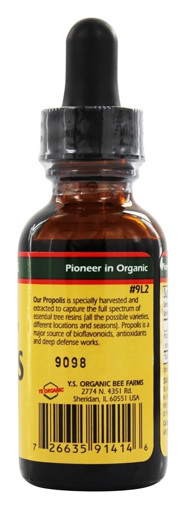 50 % de tintura de própolis de super força - 1 fl. oz. YS Organic Bee Farms - Imagem 3