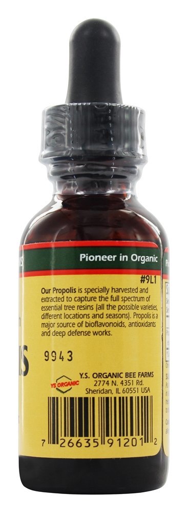 70 % de tintura de própolis de força ultra - 1 fl. oz. YS Organic Bee Farms - Imagem 3